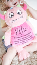 Load image into Gallery viewer, Personalised Worry Monster Kids Teddy