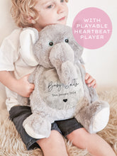 Load image into Gallery viewer, HEARTBEAT BABY SCAN  ELEPHANT