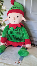 Load image into Gallery viewer, The Kind Elf Personalised Teddy with 24 acts of kindness
