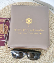 Load image into Gallery viewer, PERSONALISED TRAVEL ORGANISER - PASSPORT HOLDER