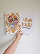 Load image into Gallery viewer, Lion King Hakuna Matata Set of 2 prints