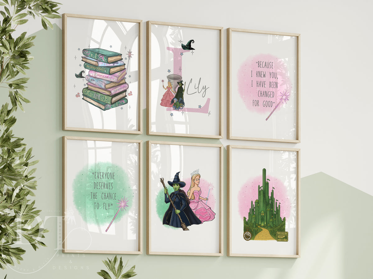 Wicked Musical Quote Art Print – Broadway Wall Art, Witch Theme, Birthday Gift, 8x10 Glossy