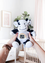 Load image into Gallery viewer, Baby Cow Ultrasound Teddy - Pregnancy Reveal - Baby Gift