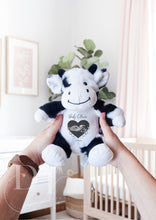 Load image into Gallery viewer, Baby Cow Ultrasound Teddy - Pregnancy Reveal - Baby Gift
