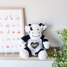 Load image into Gallery viewer, Baby Cow Ultrasound Teddy - Pregnancy Reveal - Baby Gift
