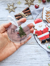 Load image into Gallery viewer, Personalised Eeyore Winnie the pooh Christmas Ornament