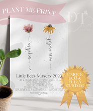 Load image into Gallery viewer, Plant me Teacher appreciation Thank you gift - Eco Friendly & Plantable- Flower Stems