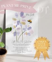 Load image into Gallery viewer, Plant me Teacher appreciation Thank you gift - Eco Friendly & Plantable- Bee