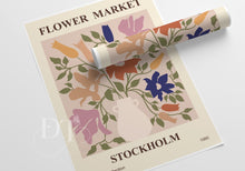 Load image into Gallery viewer, Colourful Set of 3 Flower Market - Home Wall Art - Boho - Modern Home decor