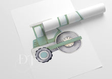 Load image into Gallery viewer, FARM THEME NURSERY DECOR - Boys girls nursery wall art - Tractor Nursery Prints - Farm Animals