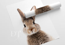 Load image into Gallery viewer, Neutral set of 3 Personalised Bunny Nursery Prints