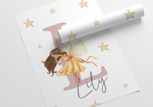 Load image into Gallery viewer, Fairy theme girls room bedroom wall art