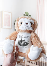Load image into Gallery viewer, Sloth Baby Scan - Pregnancy Announcement - Baby Gift - Gender Reveal