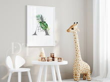 Load image into Gallery viewer, Tropical Leaf Initial Print