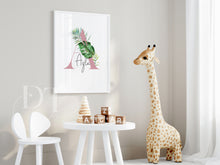Load image into Gallery viewer, Tropical Leaf Initial Print