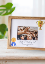 Load image into Gallery viewer, Fathers Day Custom Photo Frame No 1 Dad - Top Dad Gift