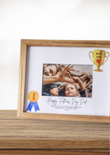 Load image into Gallery viewer, Fathers Day Custom Photo Frame No 1 Dad - Top Dad Gift