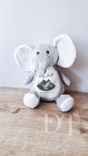Load image into Gallery viewer, Elephant Teddy Baby Scan - Pregnancy Announcement - Baby Gift