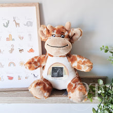 Load image into Gallery viewer, Giraffe Teddy Baby Scan - Pregnancy Announcement - Baby Gift