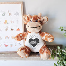 Load image into Gallery viewer, Giraffe Teddy Baby Scan - Pregnancy Announcement - Baby Gift