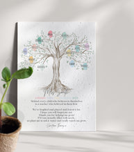 Load image into Gallery viewer, Plant me Teacher appreciation Thank you gift - Eco Friendly & Plantable- Tree