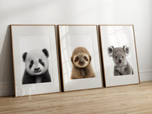 Load image into Gallery viewer, BABY ANIMAL PORTRAITS - GENDER NEUTRAL NURSERY DECOR POSTERS