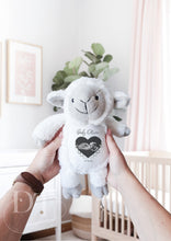 Load image into Gallery viewer, Little Lamb Teddy Baby Scan - Pregnancy Announcement - Baby Gift