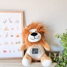 Load image into Gallery viewer, Lion Teddy Baby Scan - Pregnancy Announcement - Baby Gift
