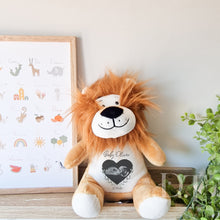 Load image into Gallery viewer, Lion Teddy Baby Scan - Pregnancy Announcement - Baby Gift