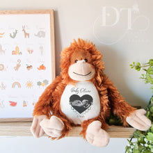 Load image into Gallery viewer, Monkey Teddy Bear Baby Scan - Pregnancy Reveal - Baby Gift