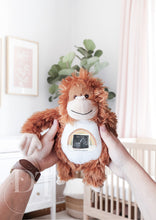 Load image into Gallery viewer, Monkey Teddy Bear Baby Scan - Pregnancy Reveal - Baby Gift