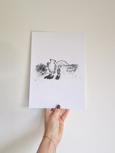 Load image into Gallery viewer, Winnie the pooh set of 3 sketch Nursery Prints