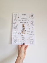 Load image into Gallery viewer, The Day you were Born Peter Birth Print Rabbit