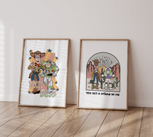 Load image into Gallery viewer, Toy Story set of 2 Woody and Buzz Nursery Prints