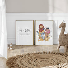 Load image into Gallery viewer, Lion King Hakuna Matata Set of 2 prints