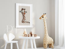 Load image into Gallery viewer, CUTE WATERCOLOR BABY SAFARI ANIMAL  PRINTS