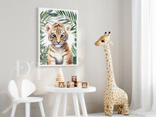 Load image into Gallery viewer, SAFARI NURSERY DECOR Prints - Jungle Topical leaf