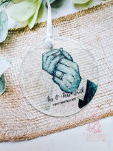 Load image into Gallery viewer, Mr & Mrs Married Wedding Christmas Ornament Bauble