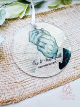 Load image into Gallery viewer, Mr & Mrs Married Wedding Christmas Ornament Bauble