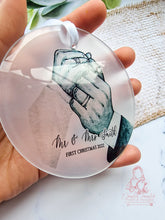 Load image into Gallery viewer, Mr & Mrs Married Wedding Christmas Ornament Bauble