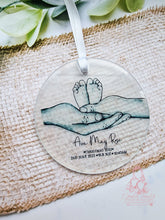 Load image into Gallery viewer, Family of 3- First Christmas Bauble - Newborn - Babies 1st Xmas Ornament decoration