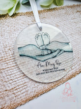 Load image into Gallery viewer, Family of 3- First Christmas Bauble - Newborn - Babies 1st Xmas Ornament decoration