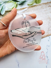 Load image into Gallery viewer, Family of 3- First Christmas Bauble - Newborn - Babies 1st Xmas Ornament decoration