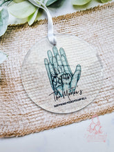 Load image into Gallery viewer, Family Hands Personalised Christmas Ornament Bauble
