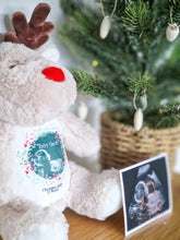 Load image into Gallery viewer, Reindeer Christmas Teddy Baby Scan - Pregnancy Announcement - Baby Gift