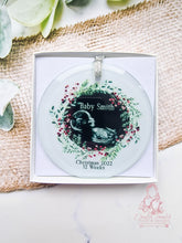 Load image into Gallery viewer, ULTRASOUND - BABY SCAN- FIRST CHRISTMAS  TREE ORNAMENT BAUBLE