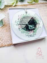Load image into Gallery viewer, ULTRASOUND - BABY SCAN- FIRST CHRISTMAS  TREE ORNAMENT BAUBLE