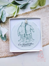 Load image into Gallery viewer, Grandparents Hands Personalised Christmas Ornament Bauble