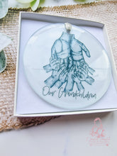 Load image into Gallery viewer, Grandparents Hands Personalised Christmas Ornament Bauble