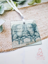 Load image into Gallery viewer, Newborn Twins 1st Christmas Personalised Ornament Bauble